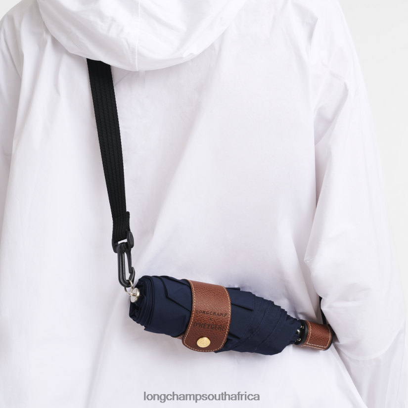 Umbrella Navy Accessories Longchamp X D'heygere Men 6D0H6J965