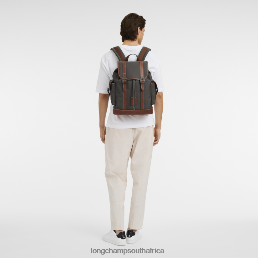 Boxford Backpack Brown Bags Longchamp Men 6D0H6J1103