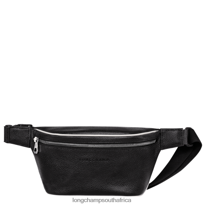 Le Foulonne Belt bag Black/White Bags Longchamp Men 6D0H6J460