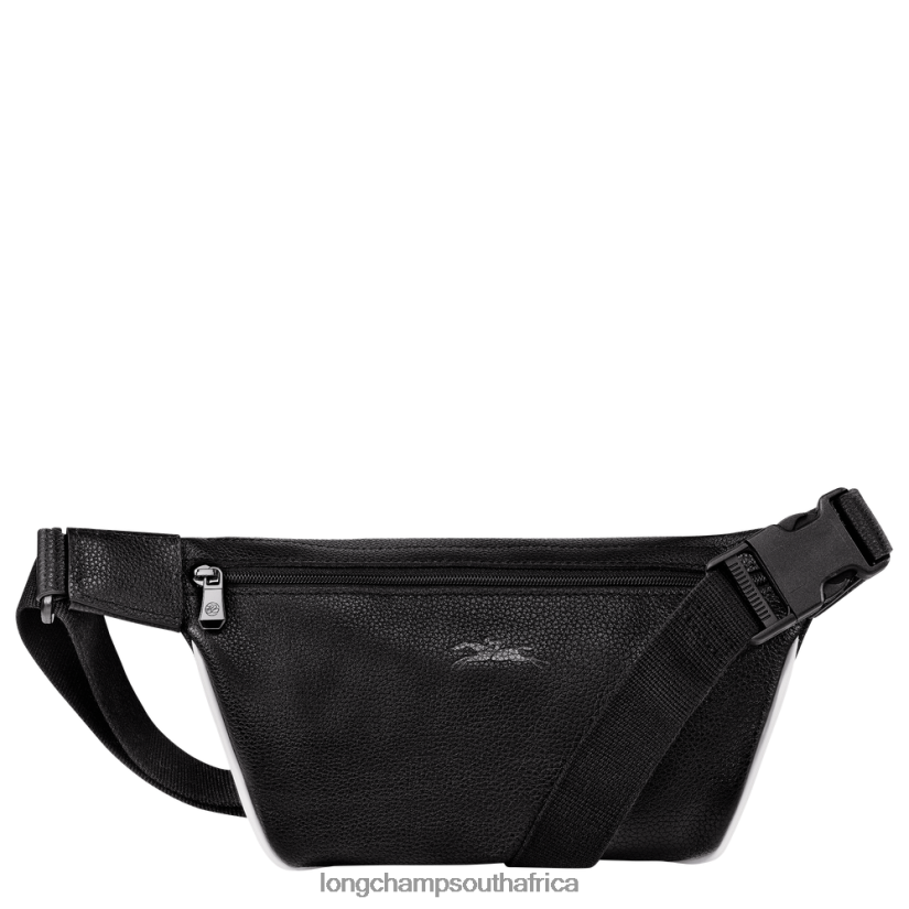 Le Foulonne Belt bag Black/White Bags Longchamp Men 6D0H6J460