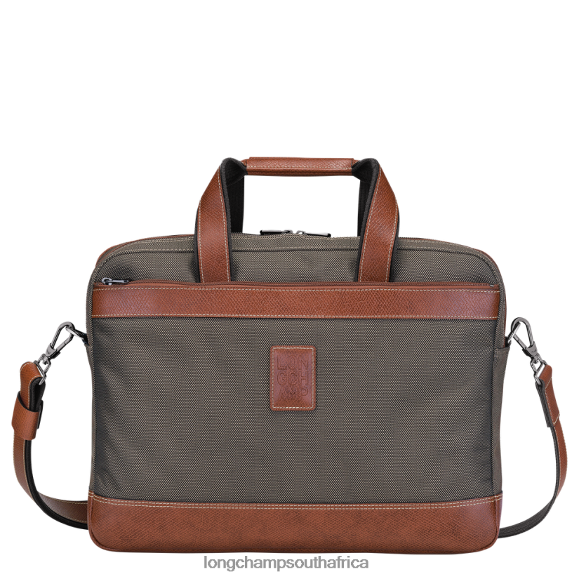 Boxford Briefcase Brown Bags Longchamp Men 6D0H6J1097