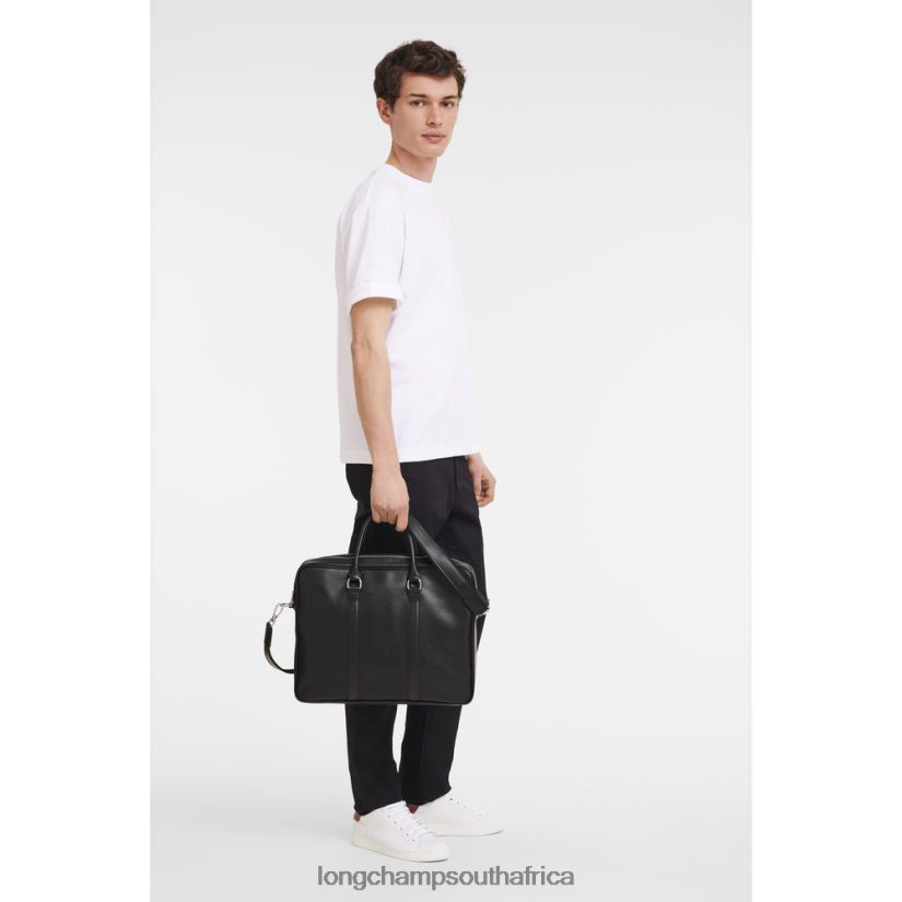 Le Foulonne Briefcase Black Bags Longchamp Men 6D0H6J1100