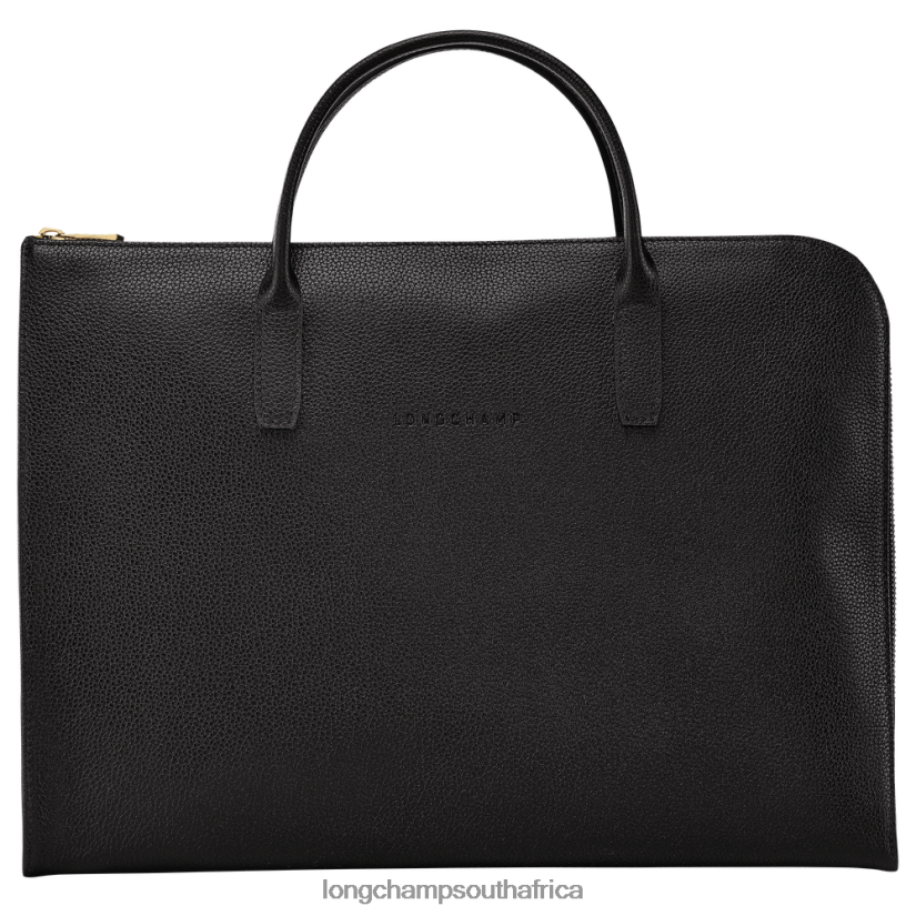 Le Foulonne Briefcase Black Bags Longchamp Men 6D0H6J470