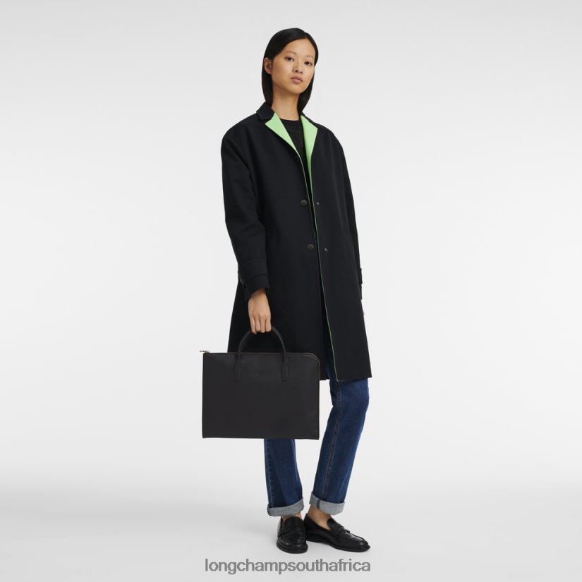 Le Foulonne Briefcase Black Bags Longchamp Men 6D0H6J470