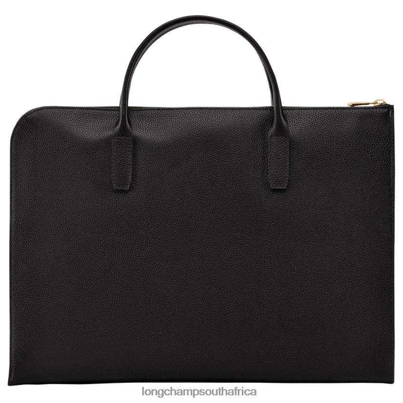 Le Foulonne Briefcase Black Bags Longchamp Men 6D0H6J470