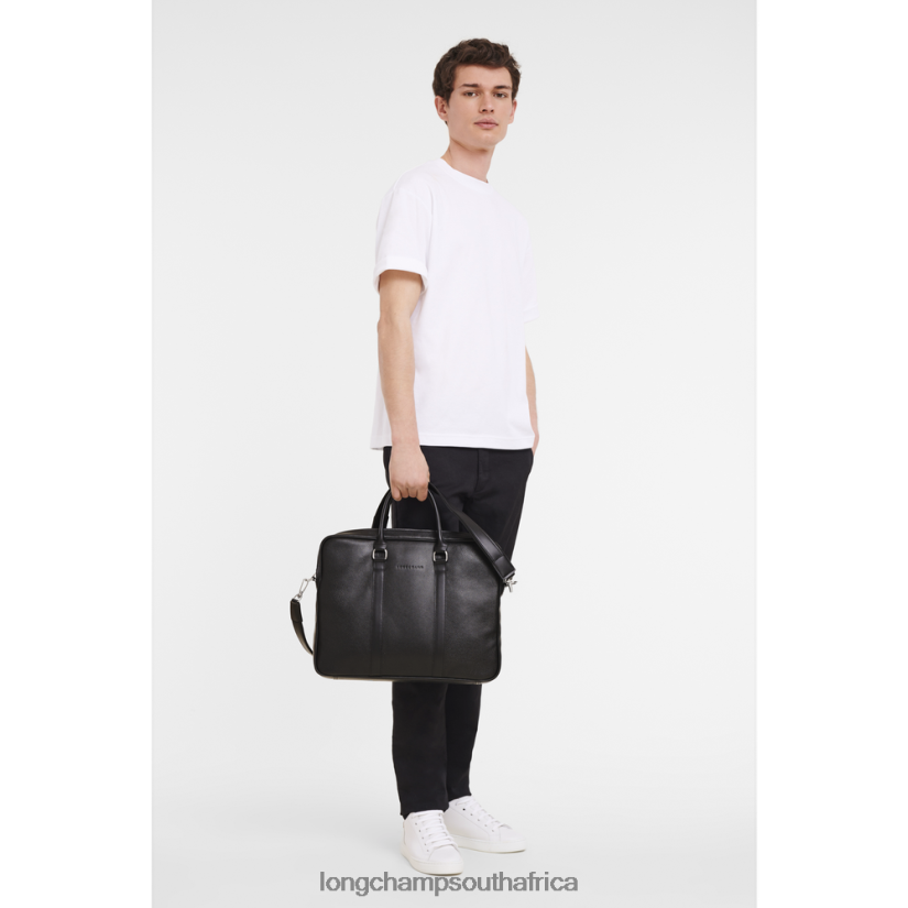 Le Foulonne Briefcase Black Bags Longchamp Men 6D0H6J478