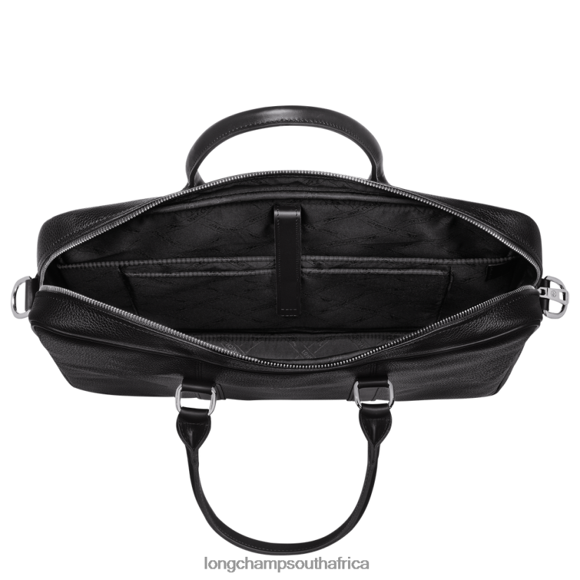 Le Foulonne Briefcase Black Bags Longchamp Men 6D0H6J478