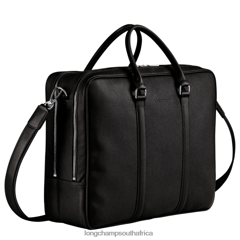 Le Foulonne Briefcase Black Bags Longchamp Men 6D0H6J481
