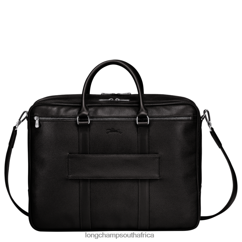 Le Foulonne Briefcase Black Bags Longchamp Men 6D0H6J481