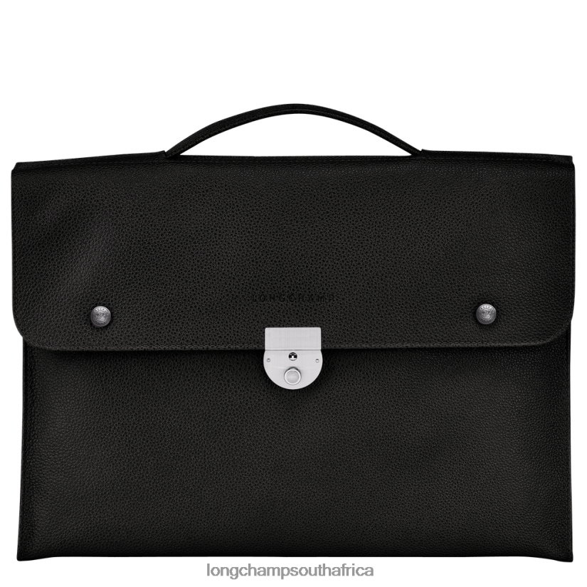 Le Foulonne Briefcase Black Bags Longchamp Men 6D0H6J483