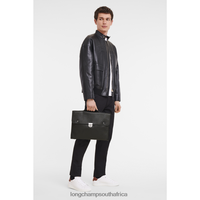 Le Foulonne Briefcase Black Bags Longchamp Men 6D0H6J483