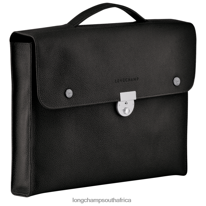Le Foulonne Briefcase Black Bags Longchamp Men 6D0H6J483