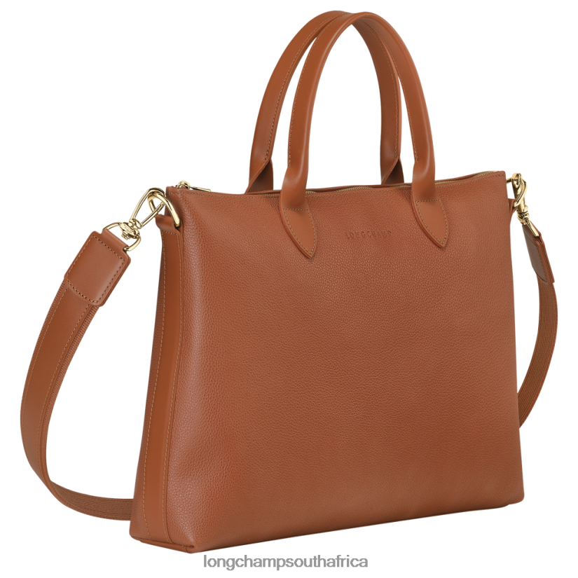 Le Foulonne Briefcase Caramel Bags Longchamp Men 6D0H6J468
