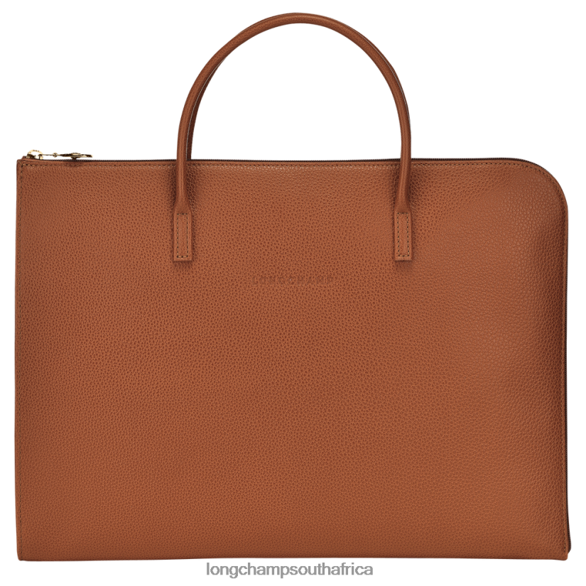Le Foulonne Briefcase Caramel Bags Longchamp Men 6D0H6J471