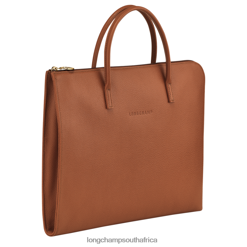 Le Foulonne Briefcase Caramel Bags Longchamp Men 6D0H6J471