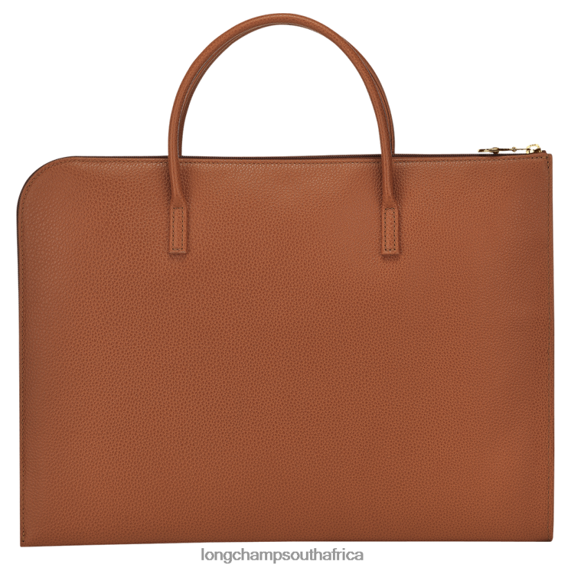 Le Foulonne Briefcase Caramel Bags Longchamp Men 6D0H6J471