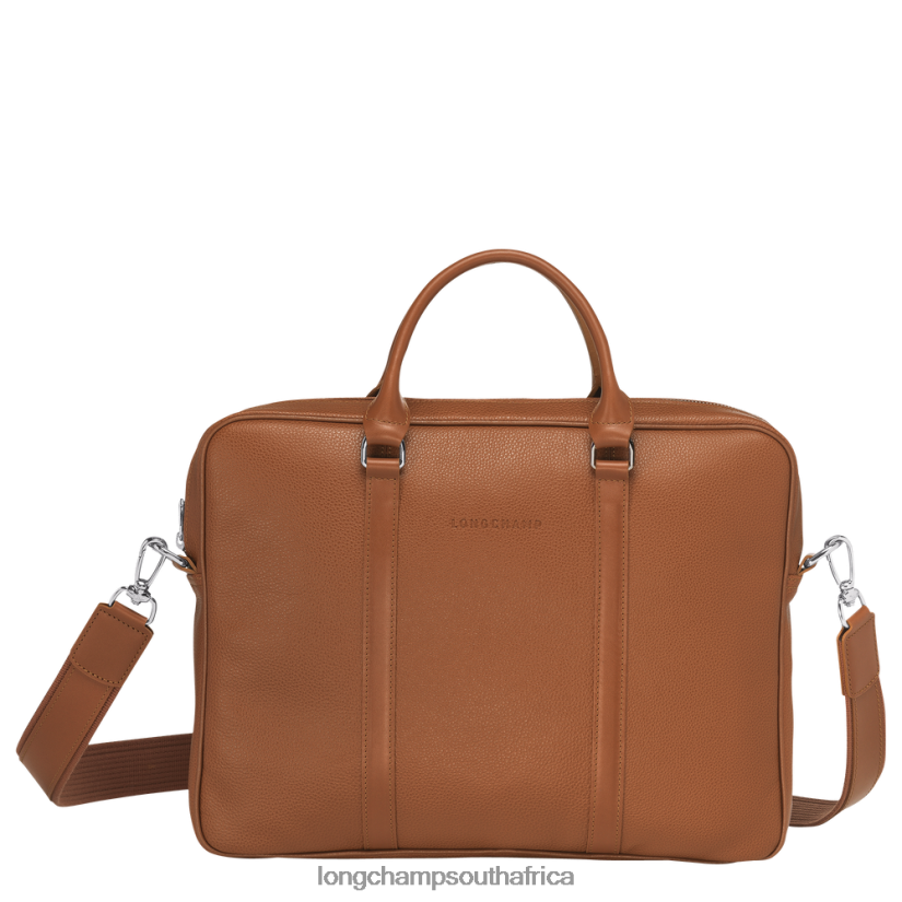 Le Foulonne Briefcase Caramel Bags Longchamp Men 6D0H6J477