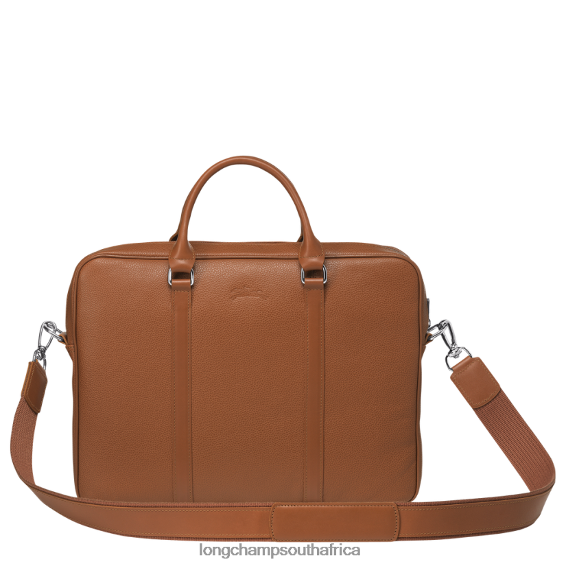 Le Foulonne Briefcase Caramel Bags Longchamp Men 6D0H6J477