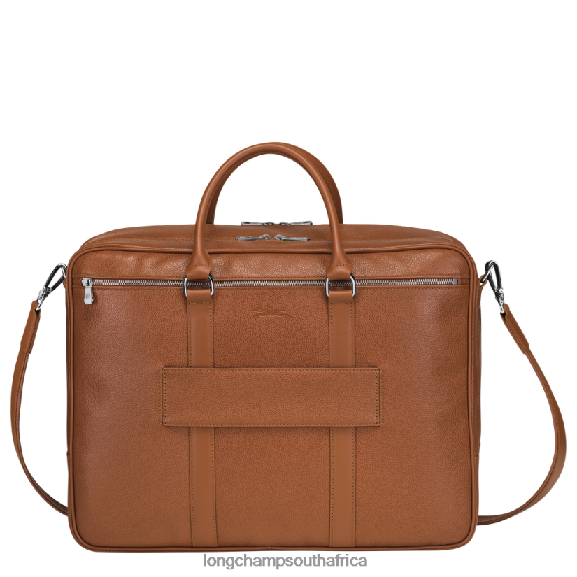 Le Foulonne Briefcase Caramel Bags Longchamp Men 6D0H6J482