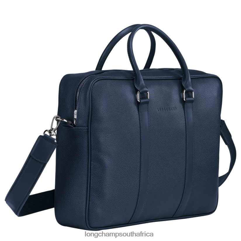 Le Foulonne Briefcase Navy Bags Longchamp Men 6D0H6J1101