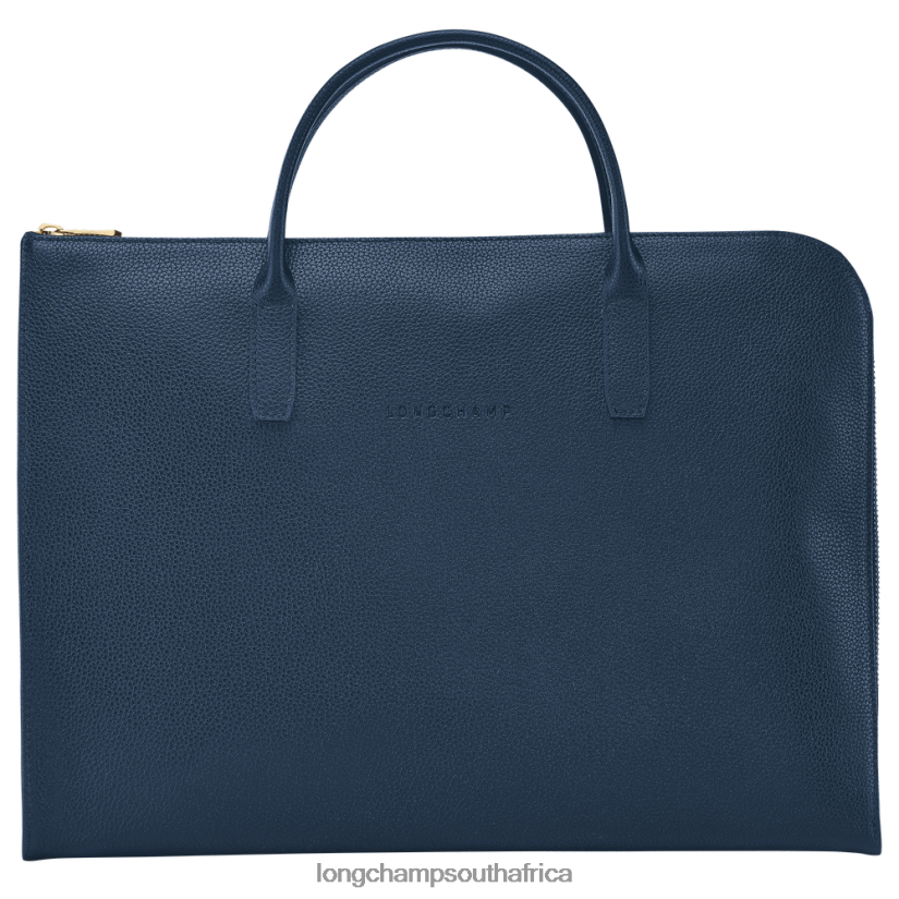 Le Foulonne Briefcase Navy Bags Longchamp Men 6D0H6J474