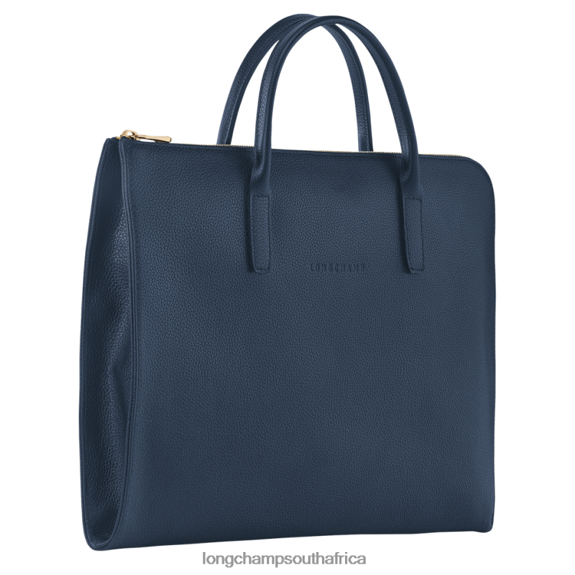 Le Foulonne Briefcase Navy Bags Longchamp Men 6D0H6J474