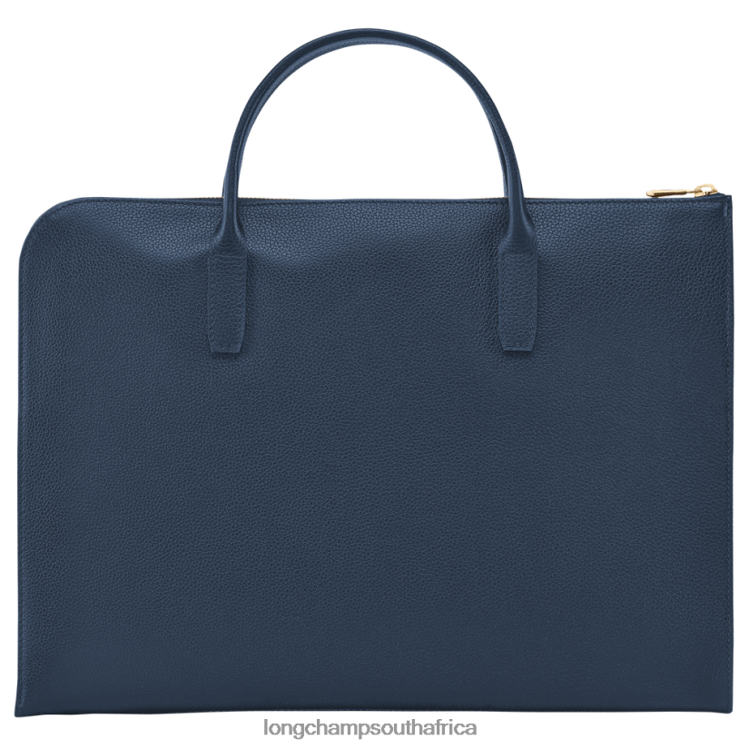 Le Foulonne Briefcase Navy Bags Longchamp Men 6D0H6J474