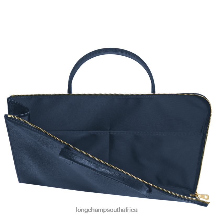 Le Foulonne Briefcase Navy Bags Longchamp Men 6D0H6J474