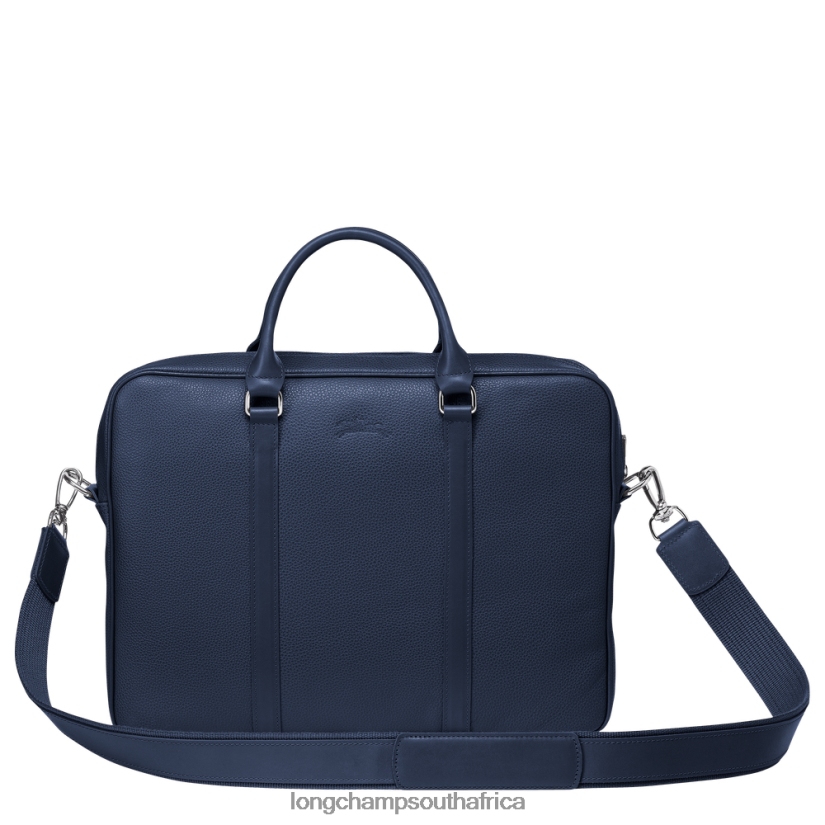 Le Foulonne Briefcase Navy Bags Longchamp Men 6D0H6J476