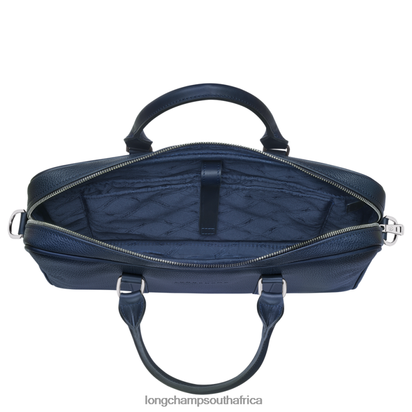Le Foulonne Briefcase Navy Bags Longchamp Men 6D0H6J476