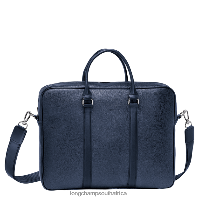 Le Foulonne Briefcase Navy Bags Longchamp Men 6D0H6J479