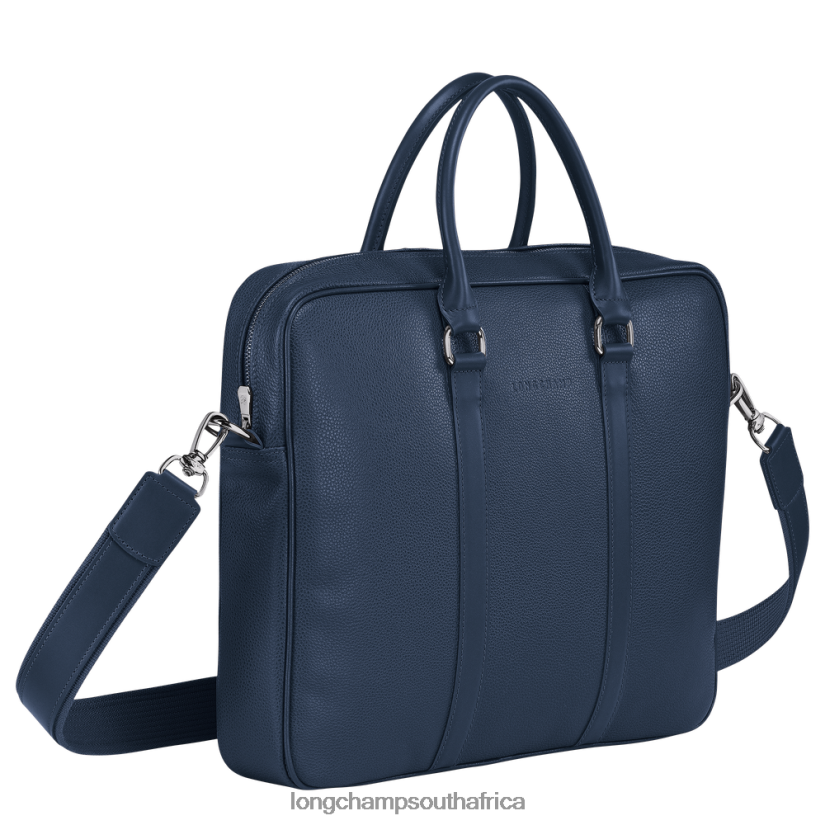 Le Foulonne Briefcase Navy Bags Longchamp Men 6D0H6J479