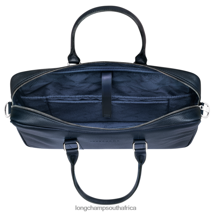Le Foulonne Briefcase Navy Bags Longchamp Men 6D0H6J479