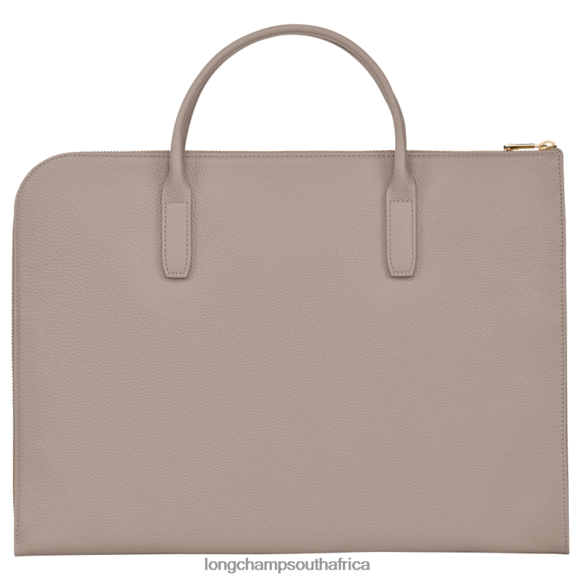 Le Foulonne Briefcase Turtledove Bags Longchamp Men 6D0H6J473