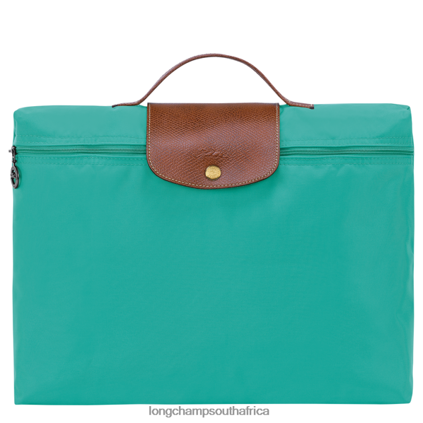 Le Pliage Original Briefcase Turquoise Bags Longchamp Men 6D0H6J489