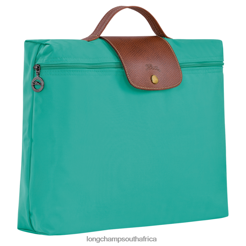 Le Pliage Original Briefcase Turquoise Bags Longchamp Men 6D0H6J489