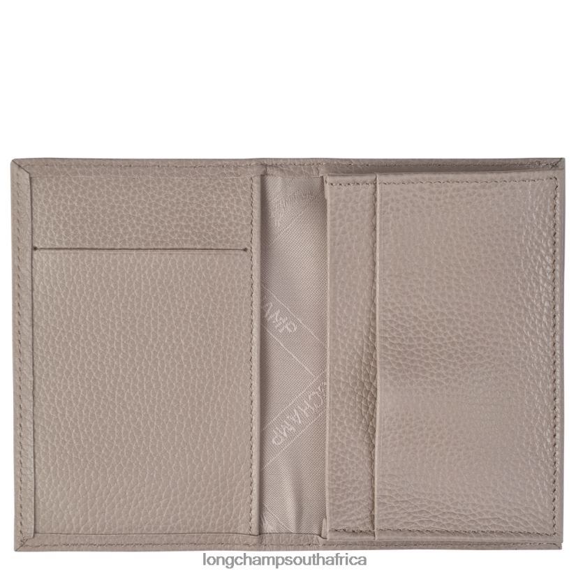 Le Foulonne Card holder Turtledove Leather Goods Longchamp Men 6D0H6J656