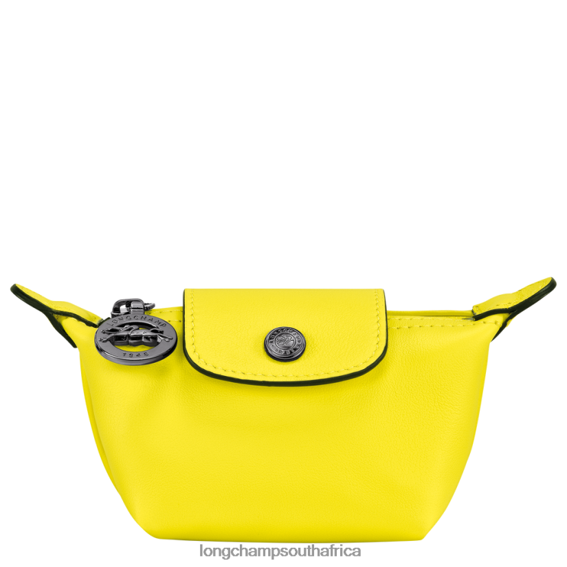 Le Pliage Xtra Coin purse Lemon Leather Goods Longchamp Men 6D0H6J546