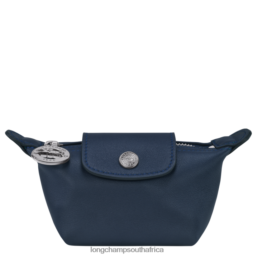 Le Pliage Xtra Coin purse Navy Leather Goods Longchamp Men 6D0H6J547