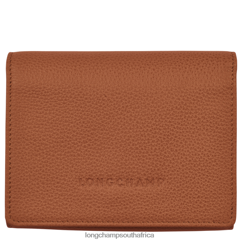 Le Foulonne Wallet Caramel Leather Goods Longchamp Men 6D0H6J597