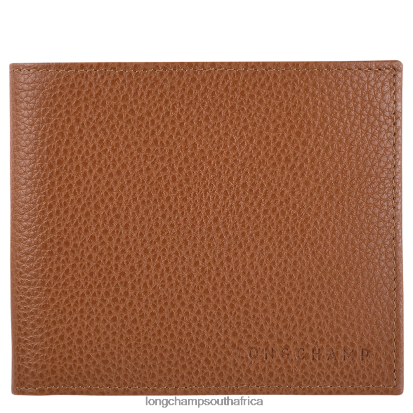 Le Foulonne Wallet Caramel Leather Goods Longchamp Men 6D0H6J629