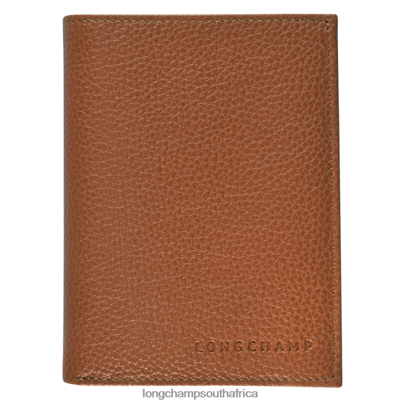 Le Foulonne Wallet Caramel Leather Goods Longchamp Men 6D0H6J632