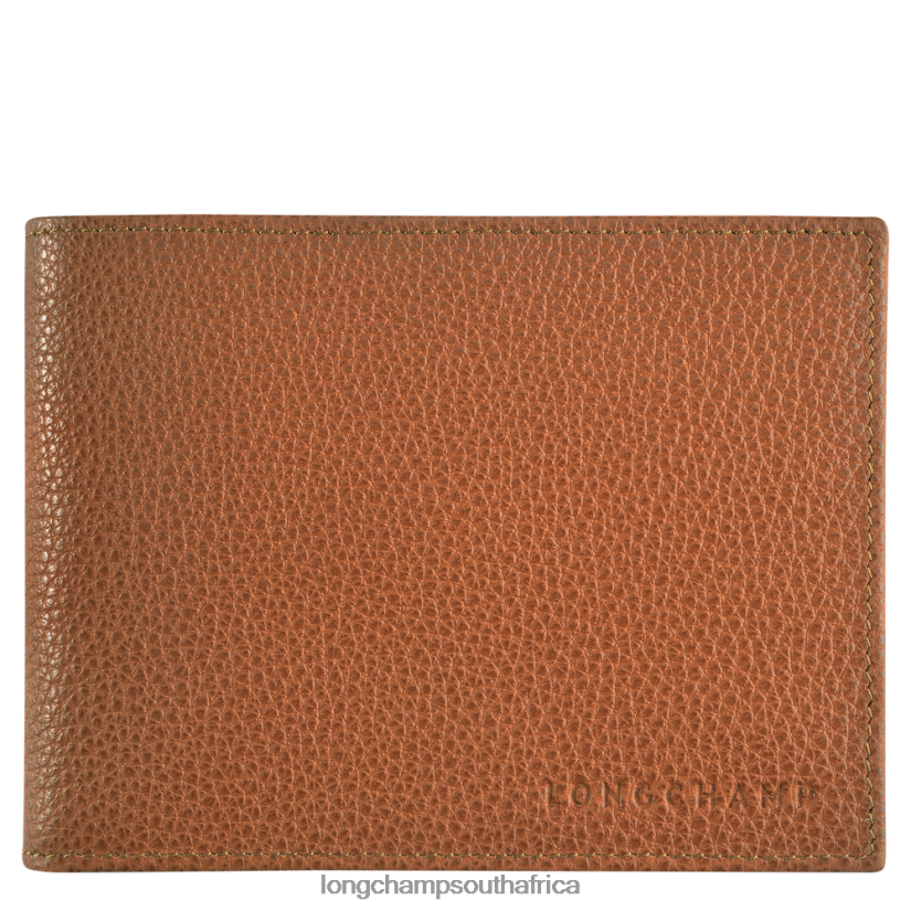 Le Foulonne Wallet Caramel Leather Goods Longchamp Men 6D0H6J635