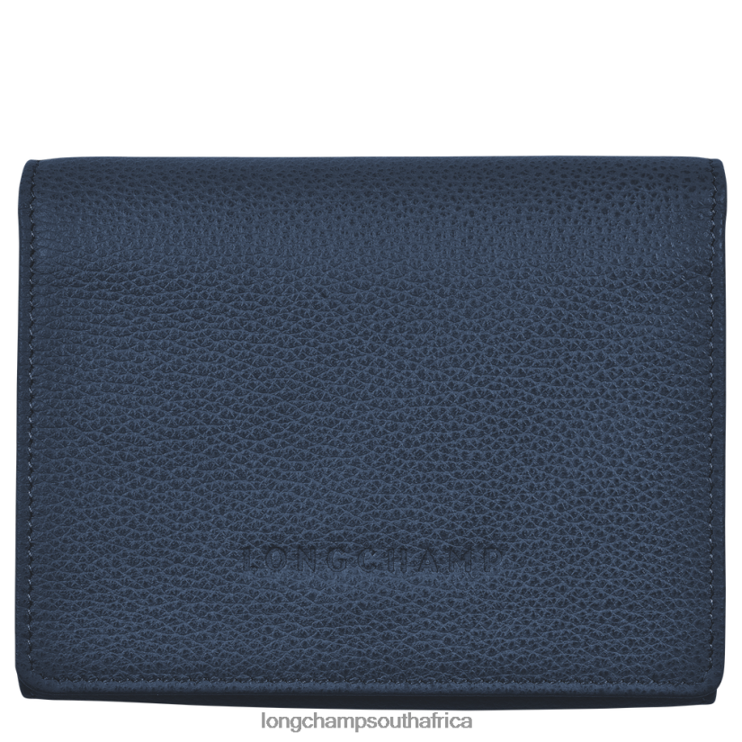 Le Foulonne Wallet Navy Leather Goods Longchamp Men 6D0H6J601