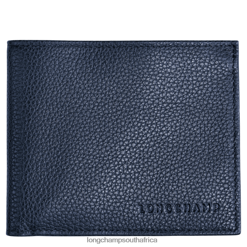 Le Foulonne Wallet Navy Leather Goods Longchamp Men 6D0H6J628