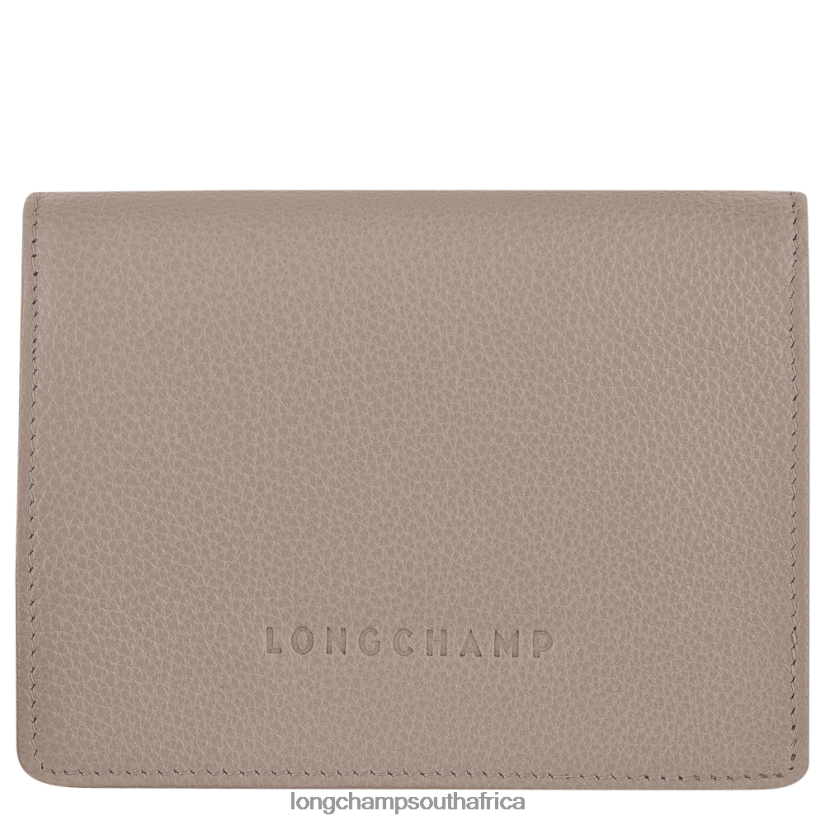 Le Foulonne Wallet Turtledove Leather Goods Longchamp Men 6D0H6J599