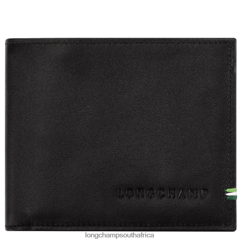 sur Seine Wallet Black Leather Goods Longchamp Men 6D0H6J1127