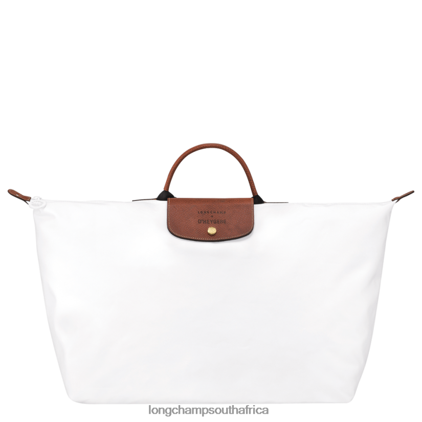 Travel bag / Backpack White Bags Longchamp X D'heygere Men 6D0H6J833