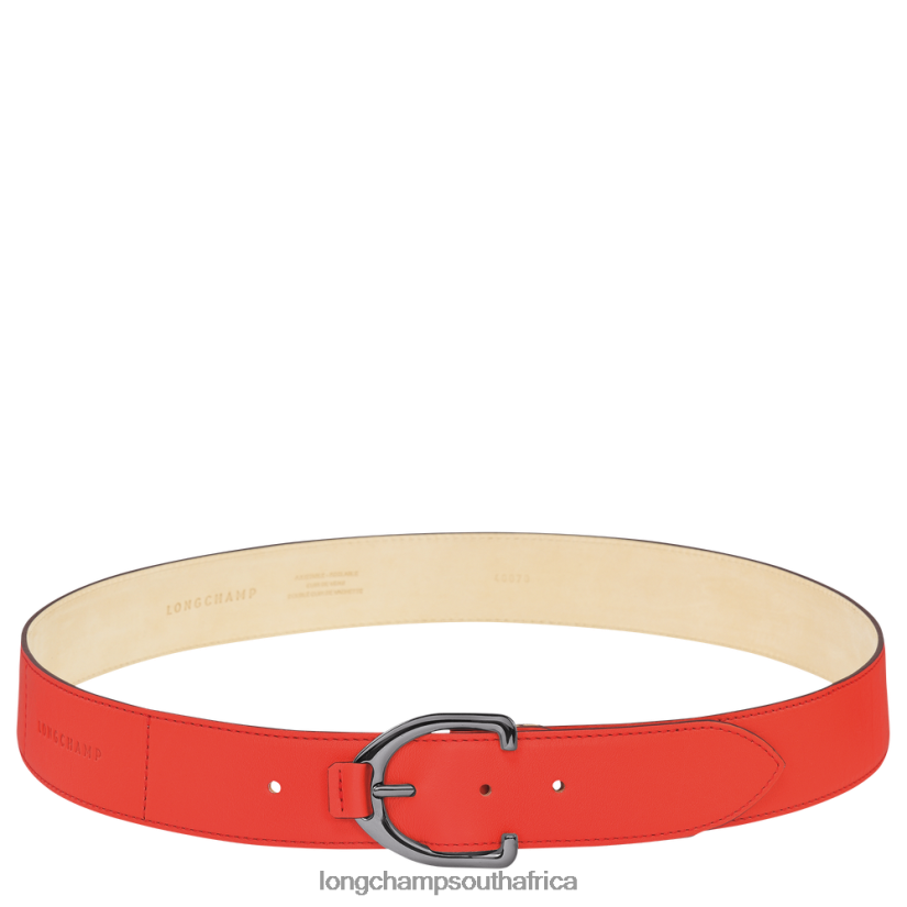 3D belt Orange Accessories Longchamp Women 6D0H6J948