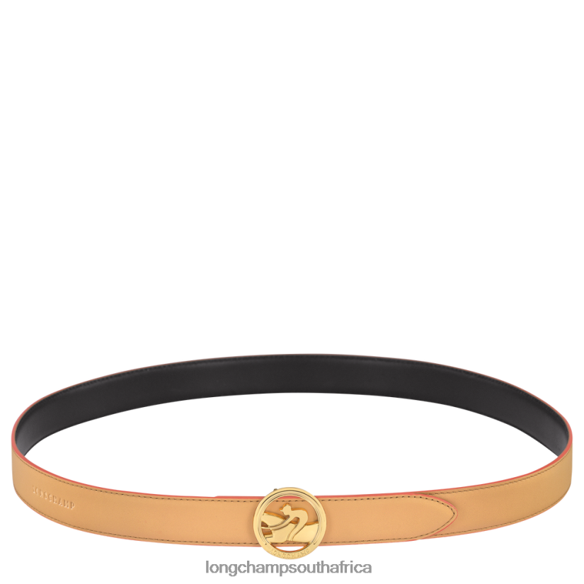 Box-Trot belt Vegetal/Black Accessories Longchamp Women 6D0H6J939